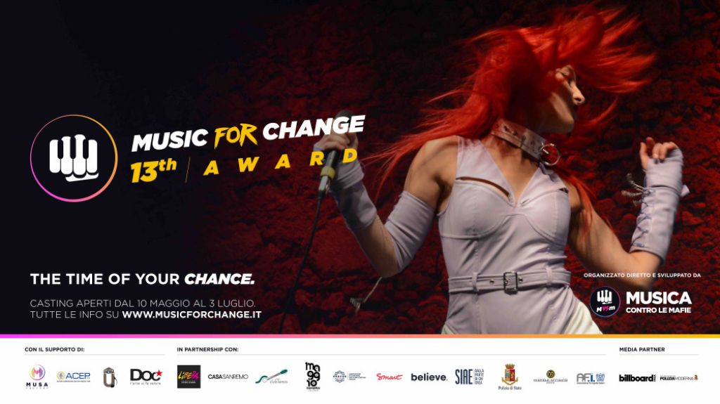 MUSIC FOR CHANGE- MUSICA contro le mafie: Aperte sulla PIATTAFORMA LE VOTAZIONE per i SEMIFINALISTI