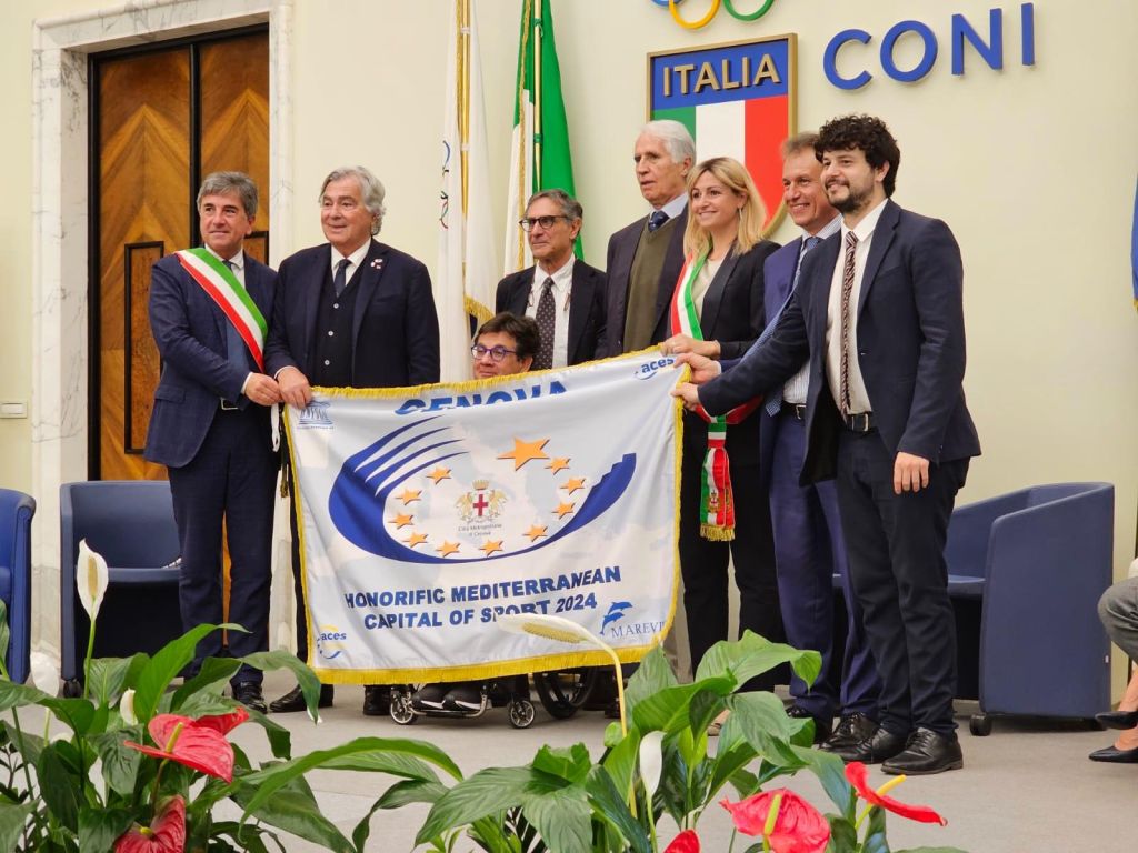 Genova: Capitale dello Sport del Mediterraneo 2024, nuovo riconoscimento dopo il titolo di Capitale europea dello Sport 2024