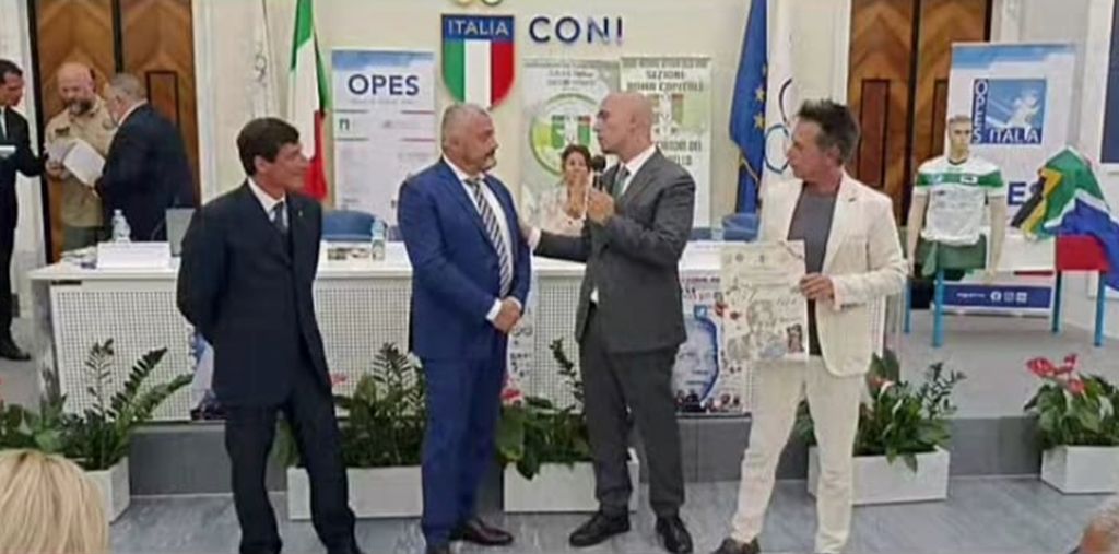 Premiazione del Prof. Pietro Fargnoli al Mandela Day, Invictus - Ambassador of Freedom 2a edizione