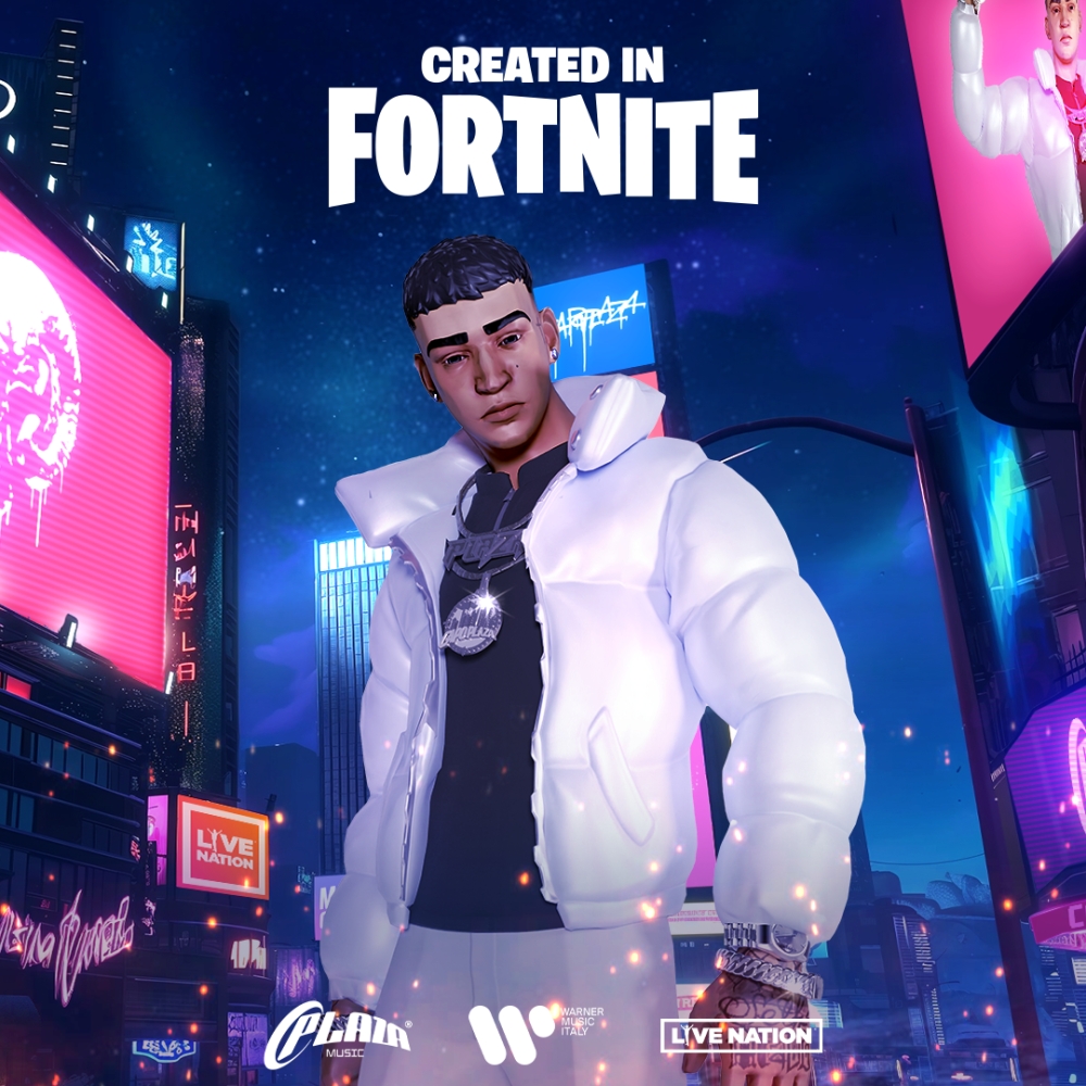 CAPO PLAZA: Primo Artista Italiano a Debuttare su Fortnite con un'Isola Creativa Dedicata al Nuovo Album ''Ferite''