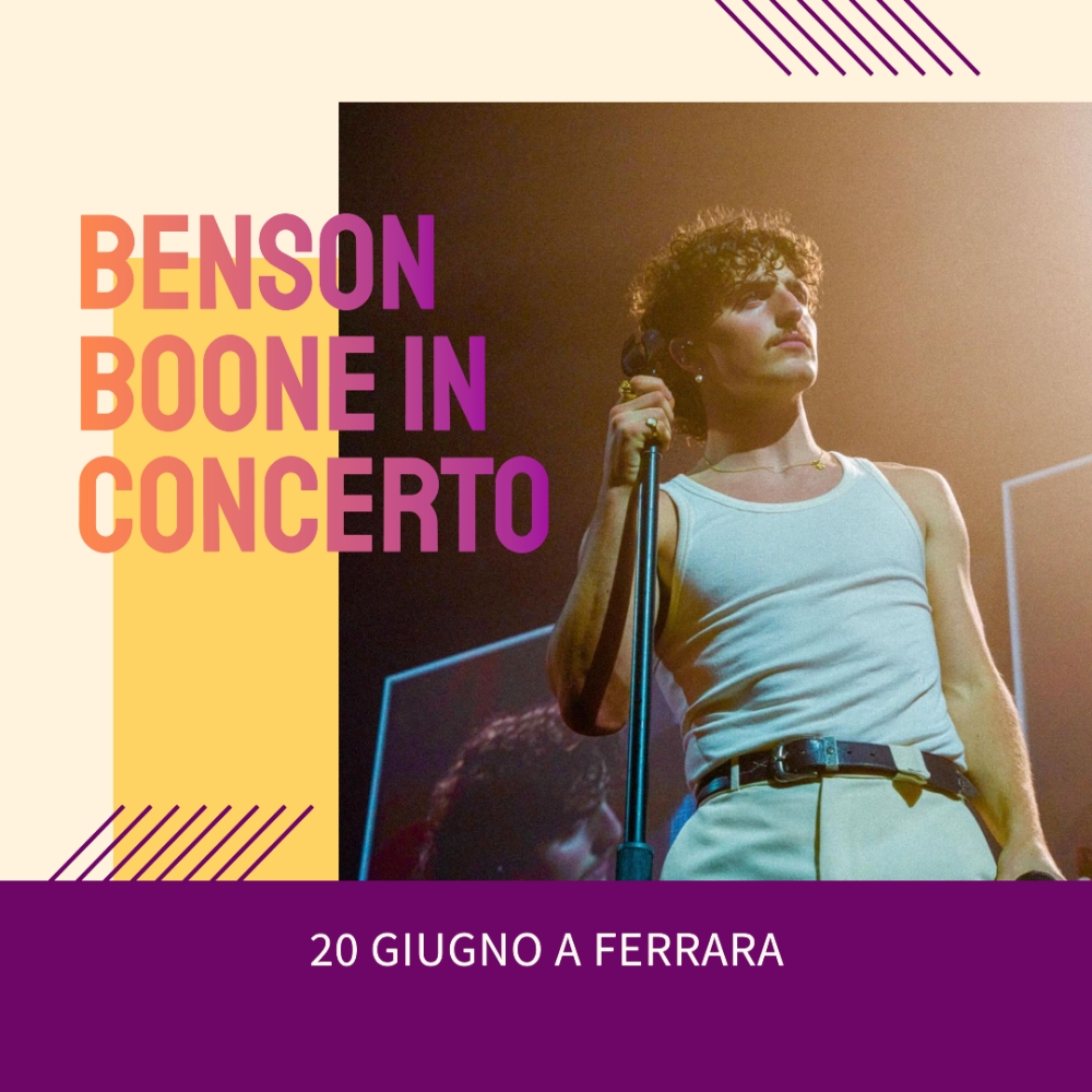 Benson Boone: L'hit Maker Mondiale Arriva in Italia, Live il 20 Giugno a Ferrara